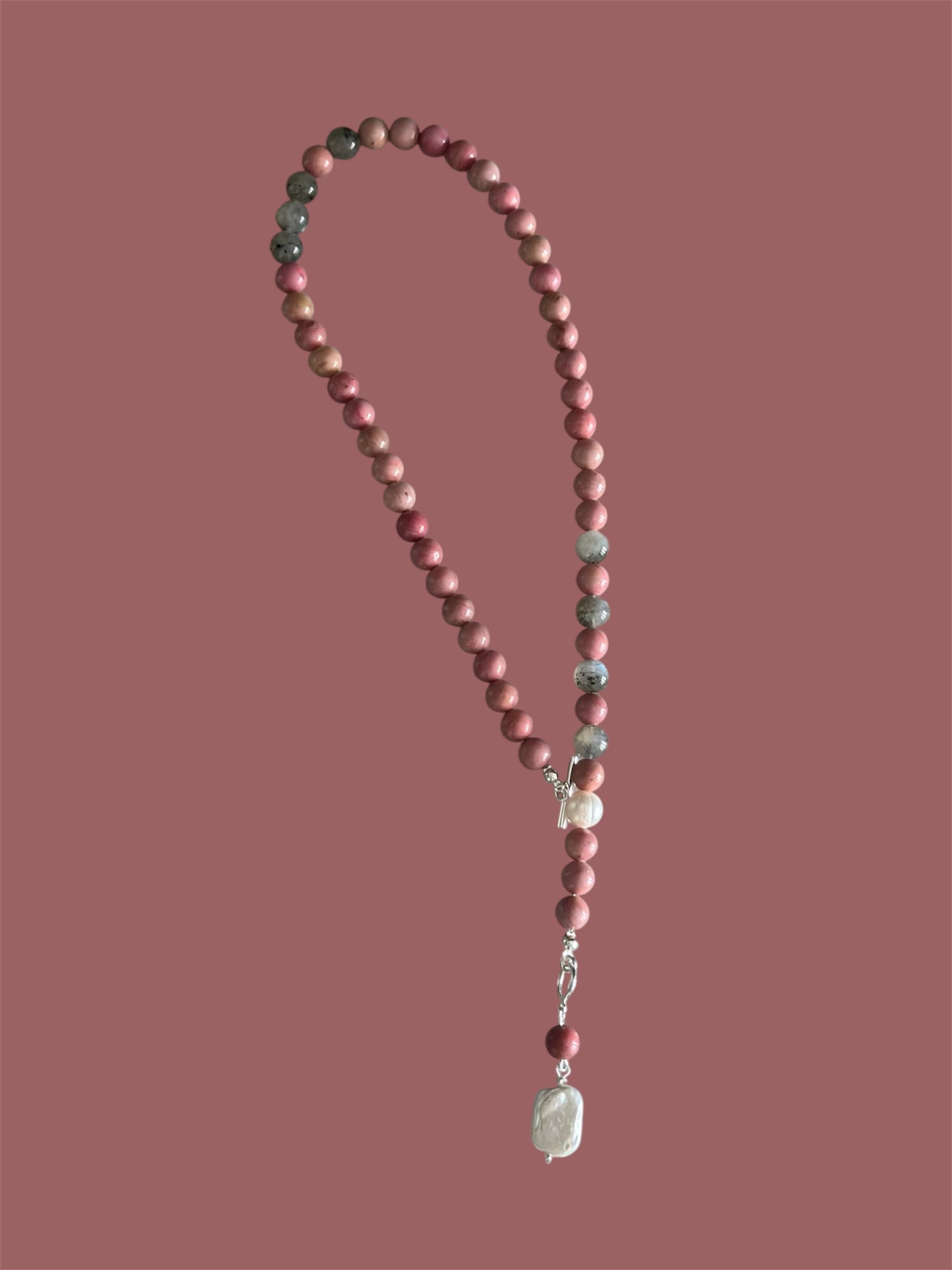 Pink Sand Pearl Necklace