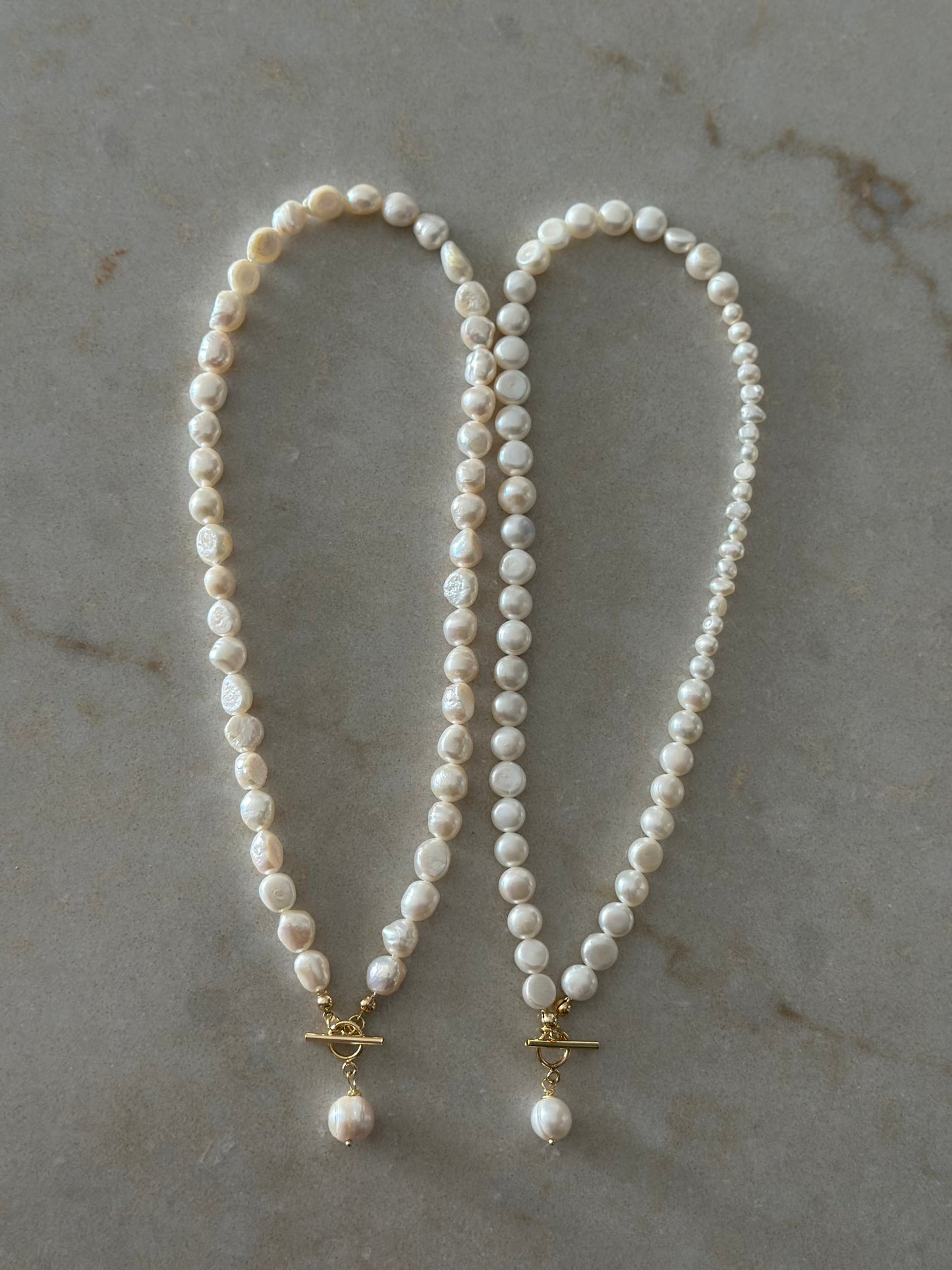 Bold Flat Pearl Chain