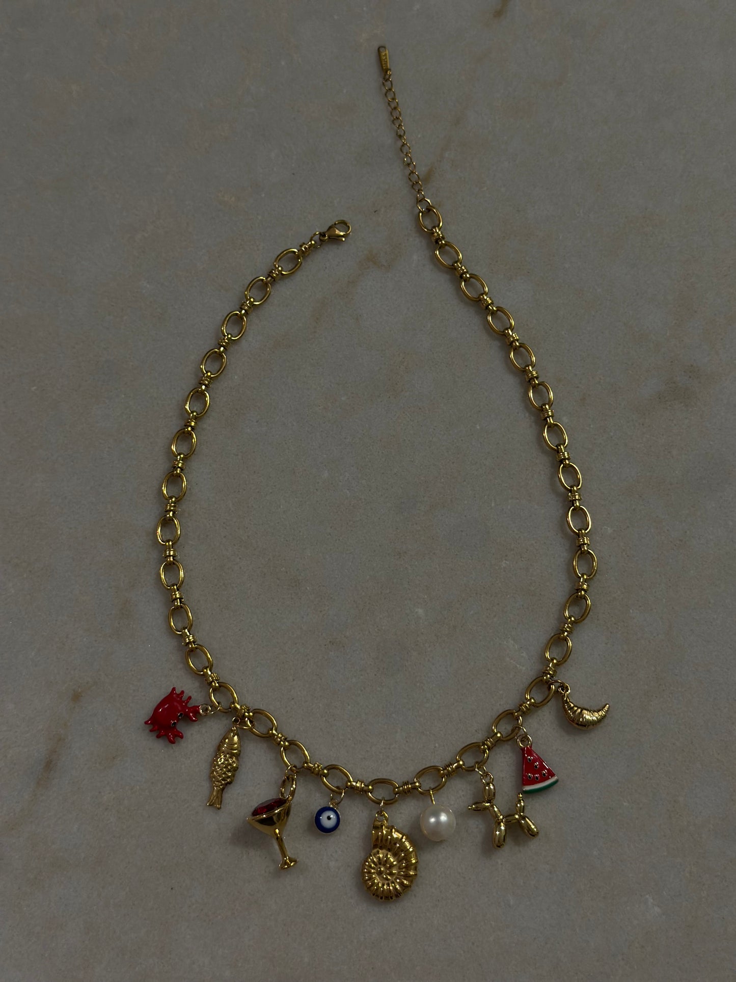 Multi-Charm Necklace