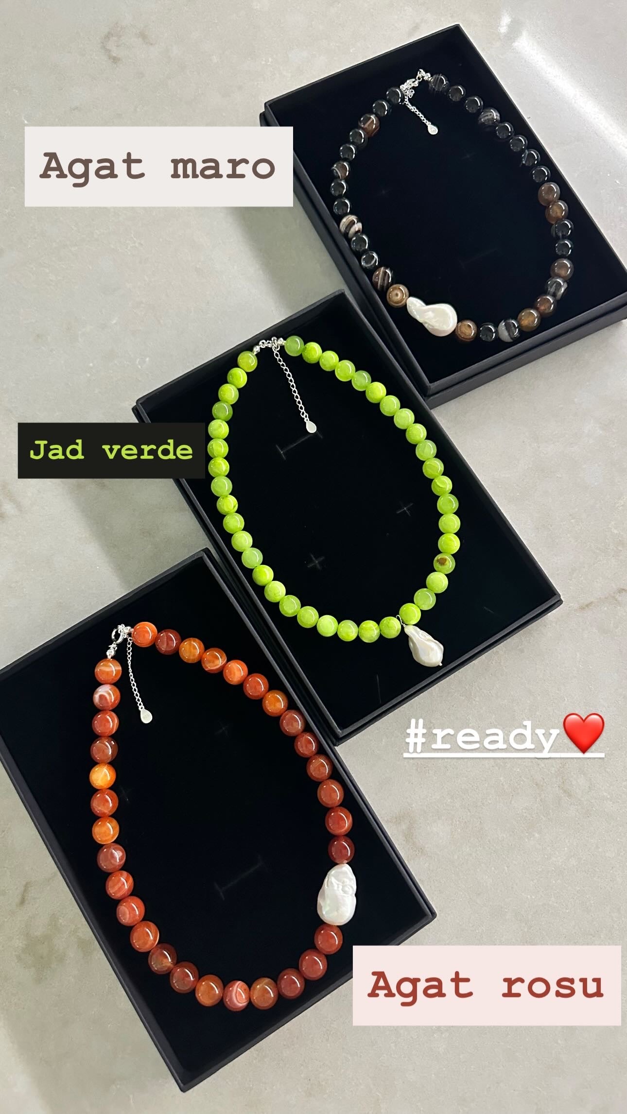 Espresso Baroque Pearl Necklace