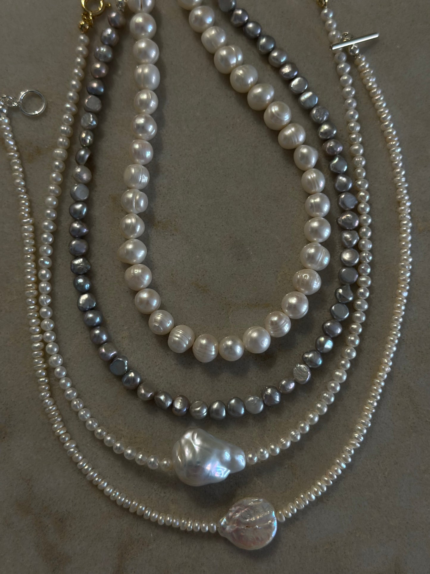 Perfectly Imperfect Pearl Necklace