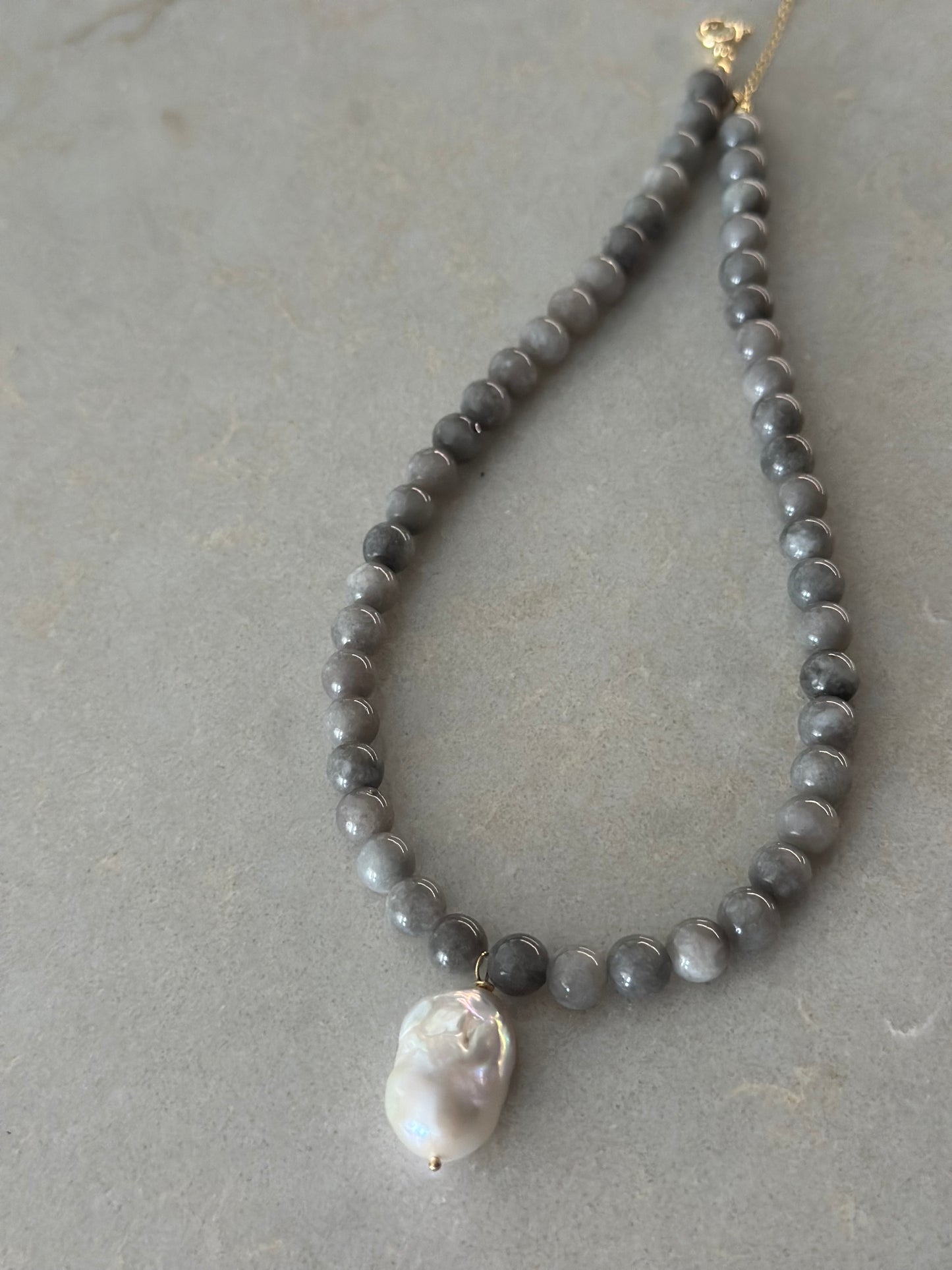 Fall Baroque Pearl Necklace