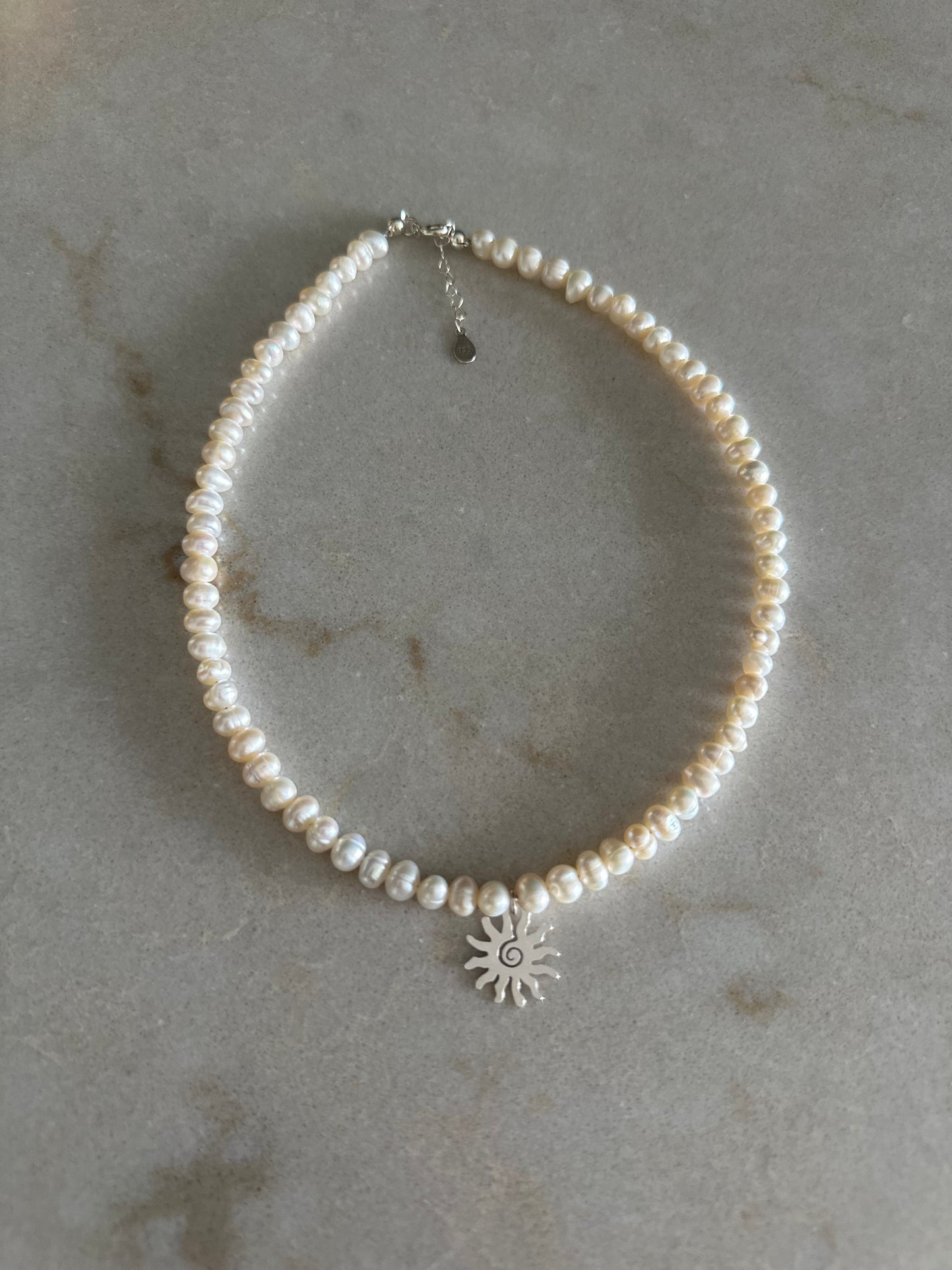 Sun Lover Necklace on Silver
