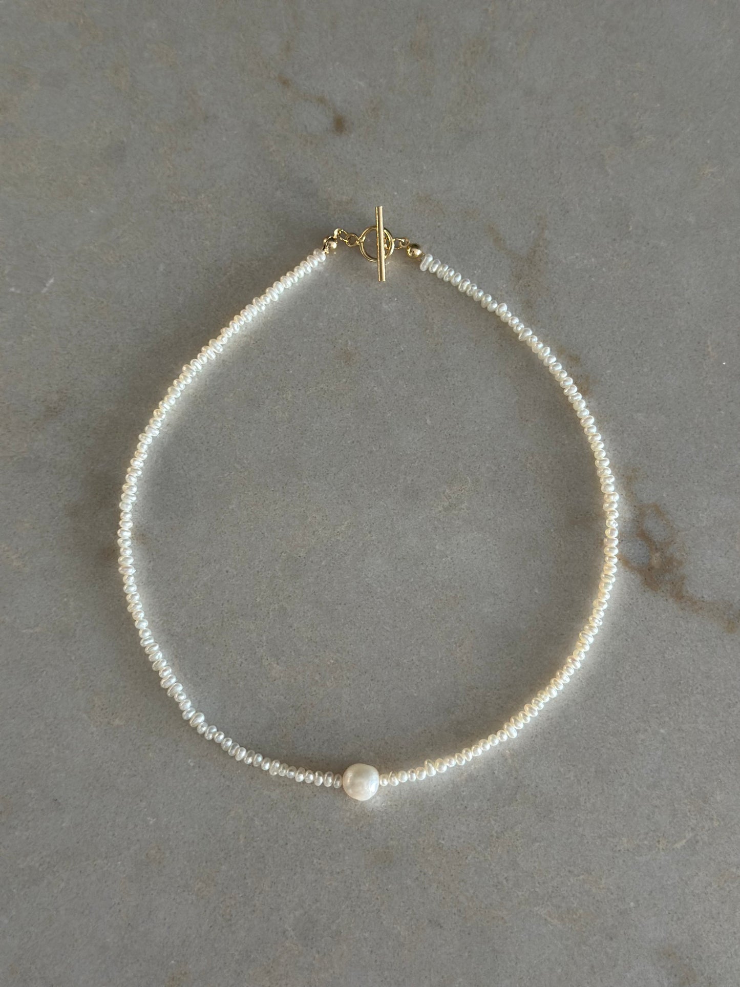 Soft and Delicate Baby Pearl Necklace