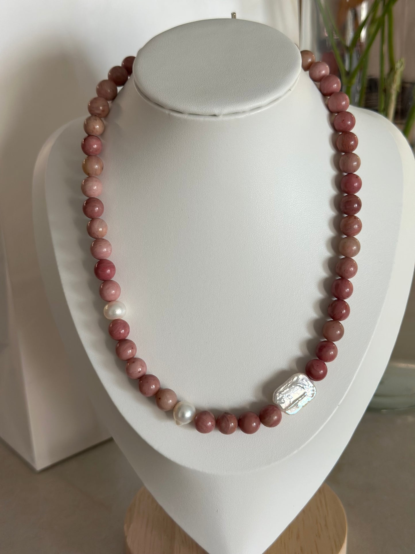Pink Pearl Necklace