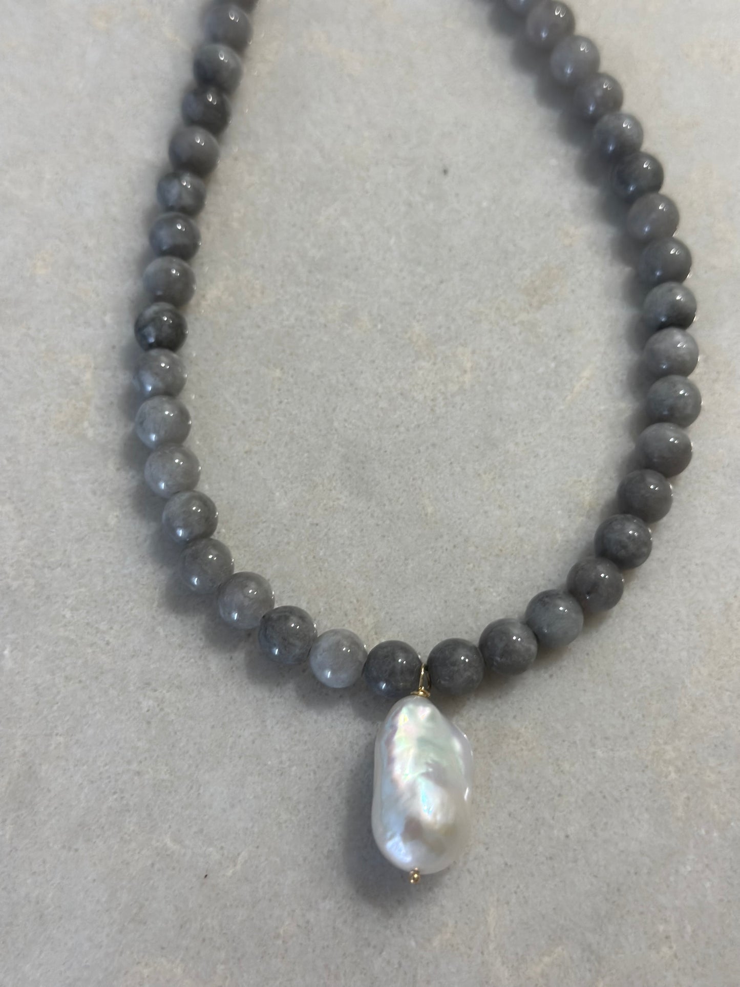Fall Baroque Pearl Necklace