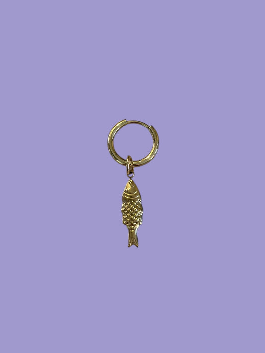 Fish Charm Earring