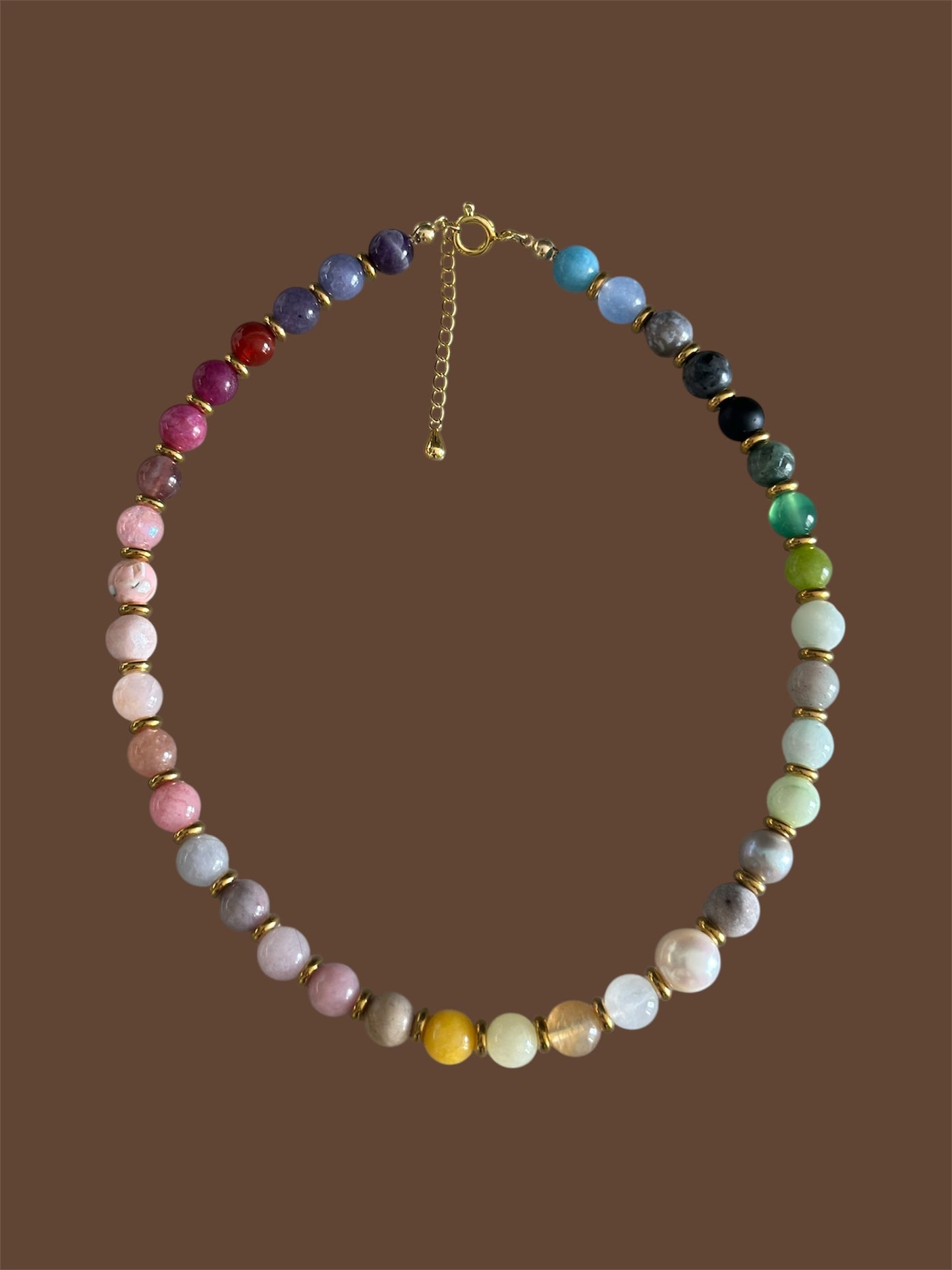 Colorful Gemstone Necklace