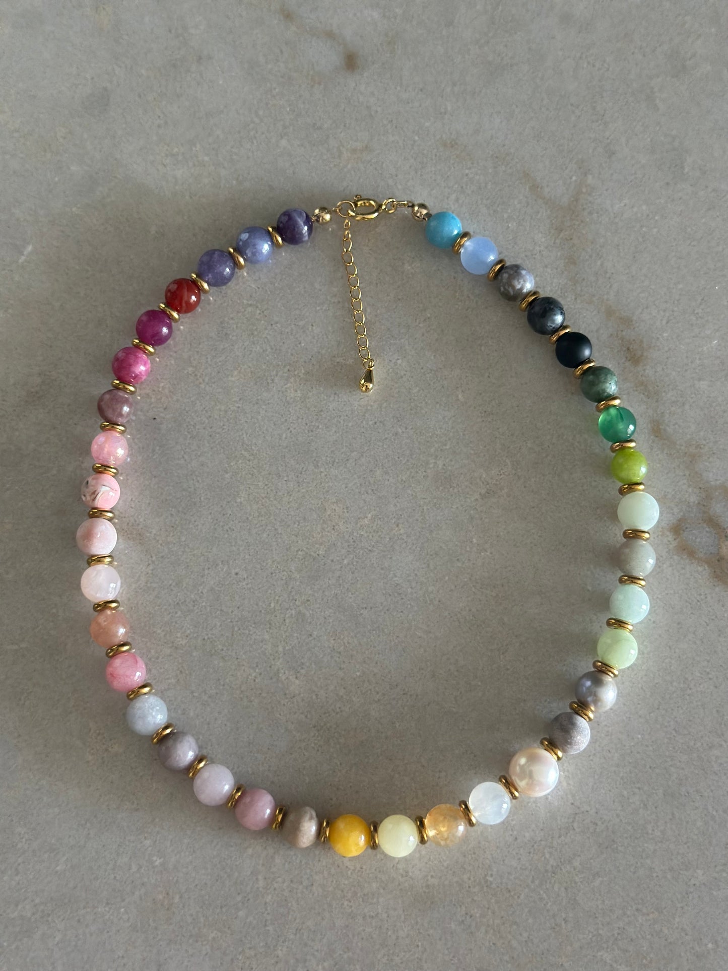 Colorful Gemstone Necklace