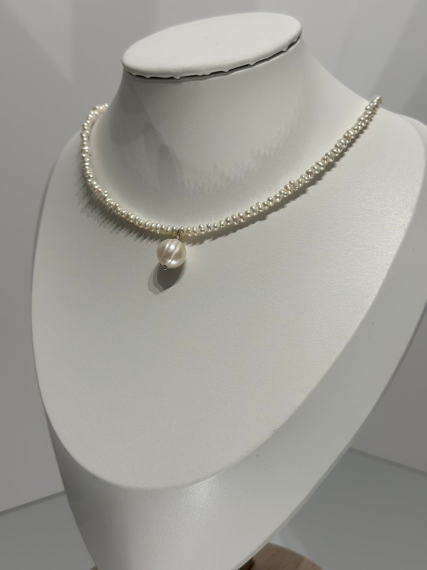 Soft Pearl Set / Set colier si cercei perle de cultura