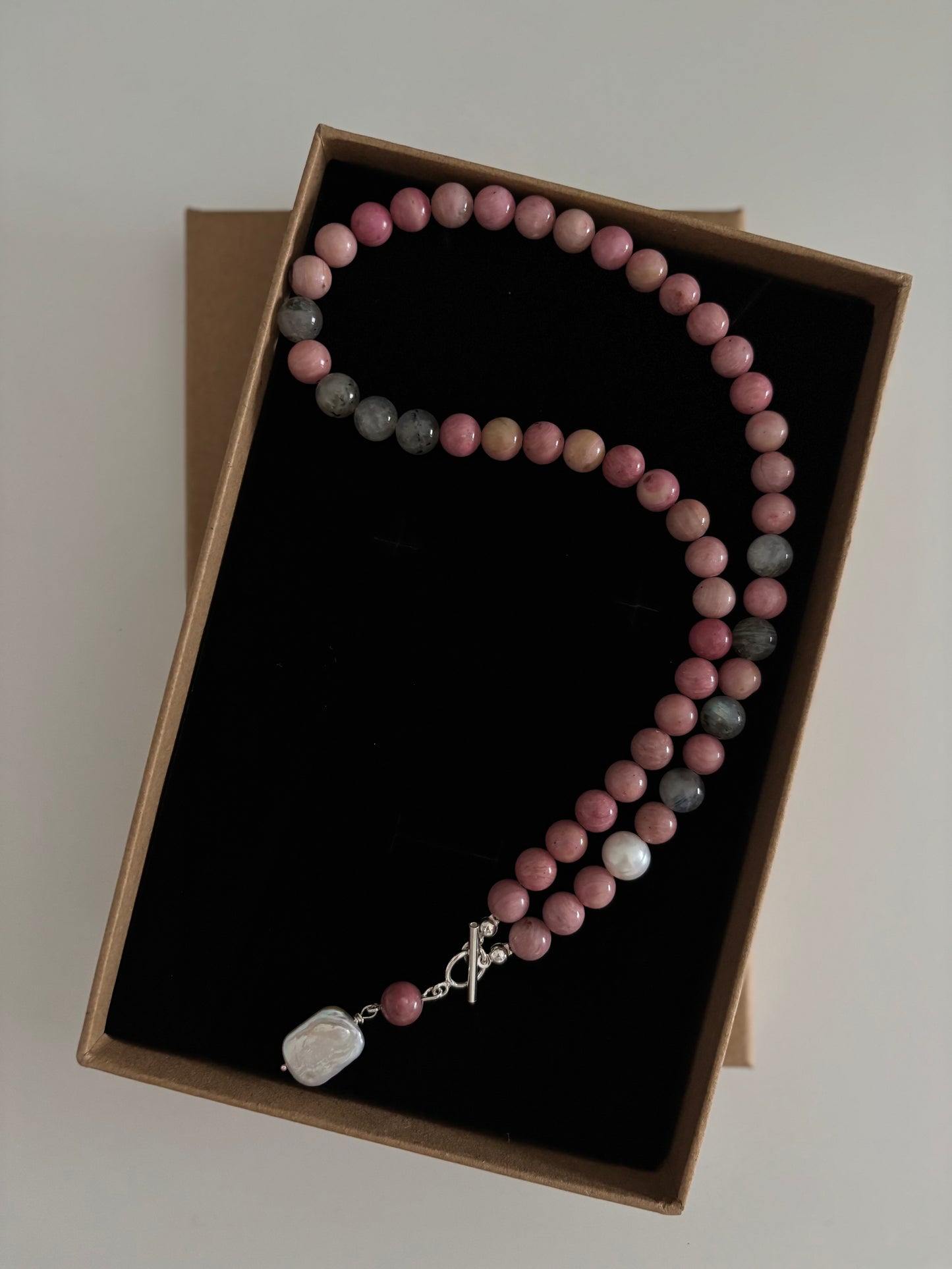 Pink Sand Pearl Necklace
