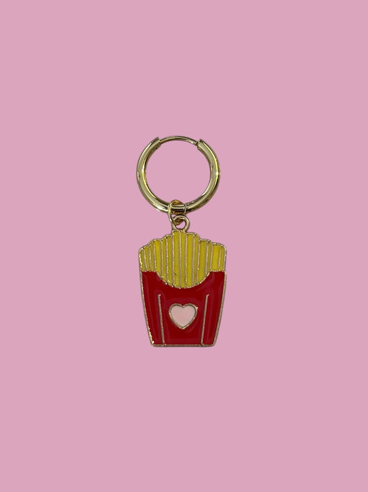 FrenchFries Charm Earring