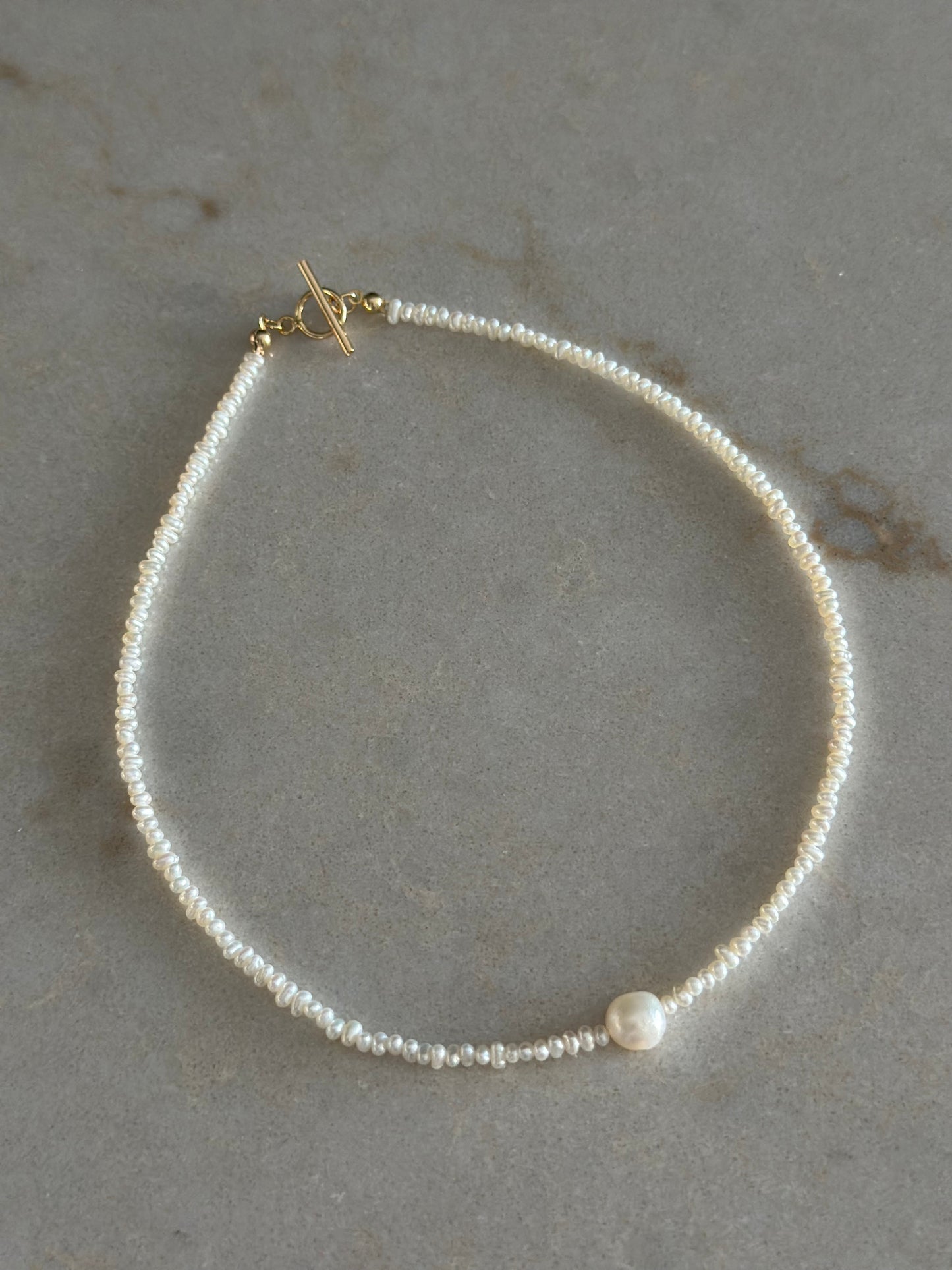 Soft and Delicate Baby Pearl Necklace