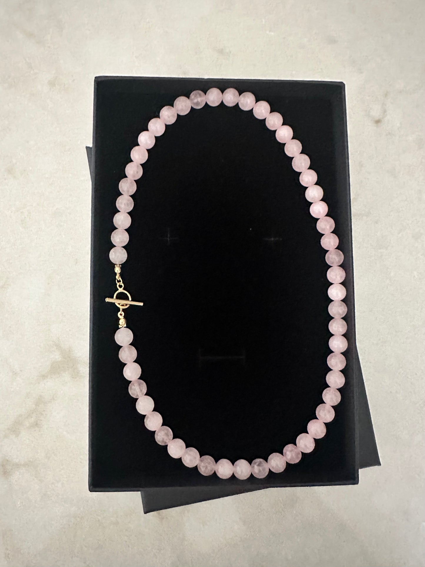 Pink Quartz Necklace