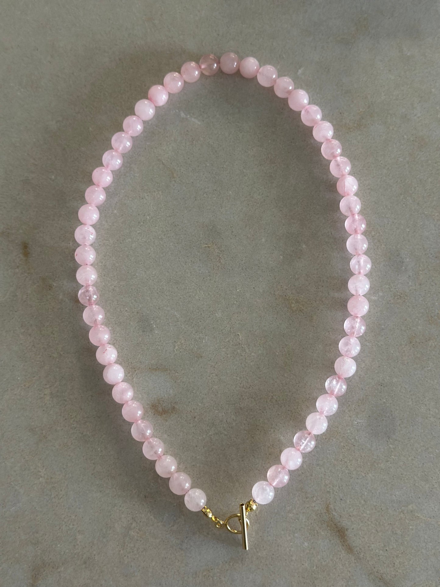 Pink Quartz Necklace
