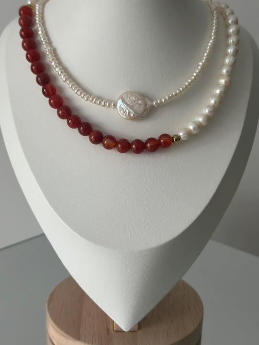 Vulcano Pearl Necklace