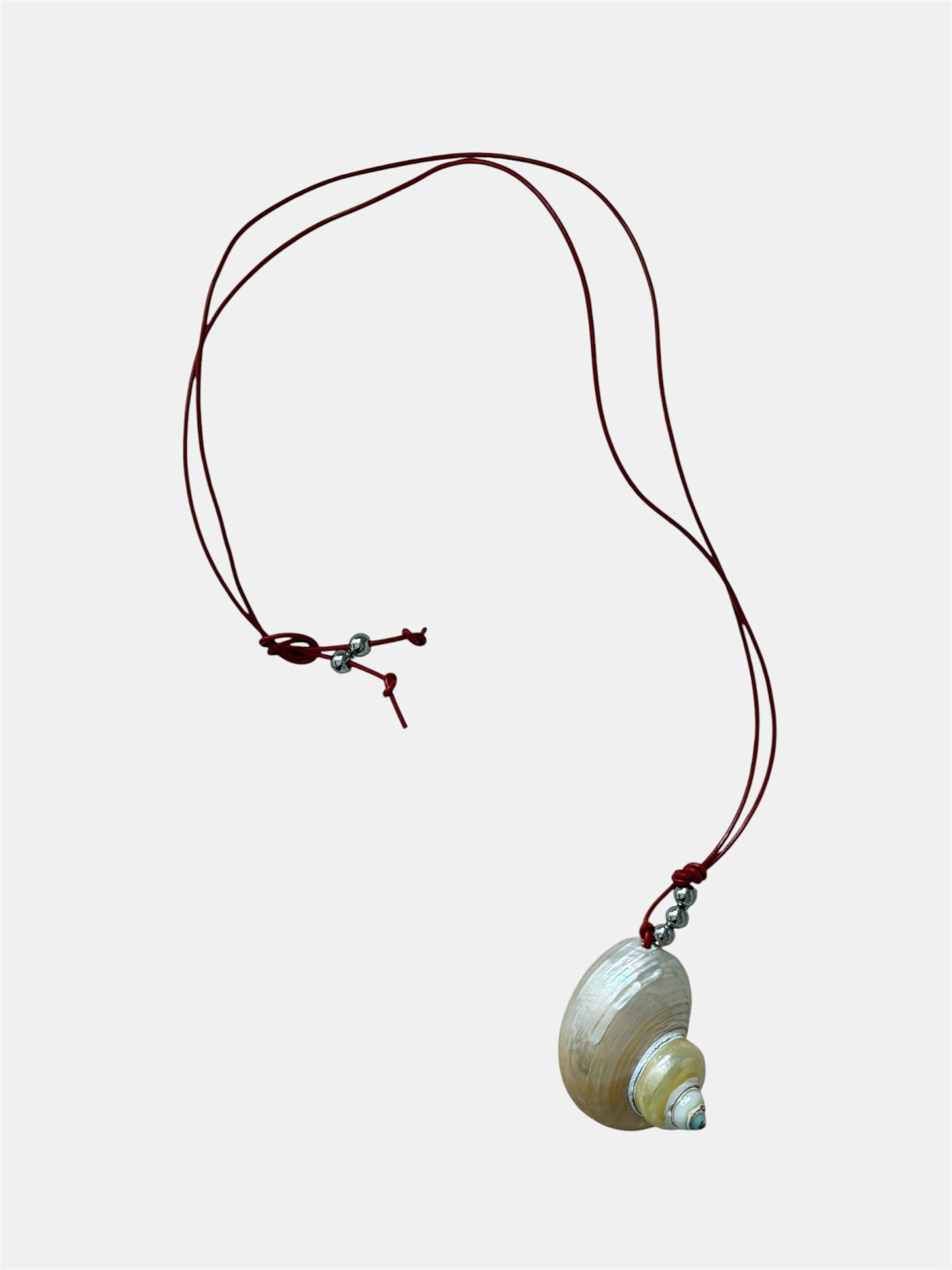 Shell Leather Necklace