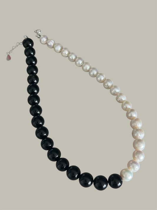 Salt and Pepper Necklace