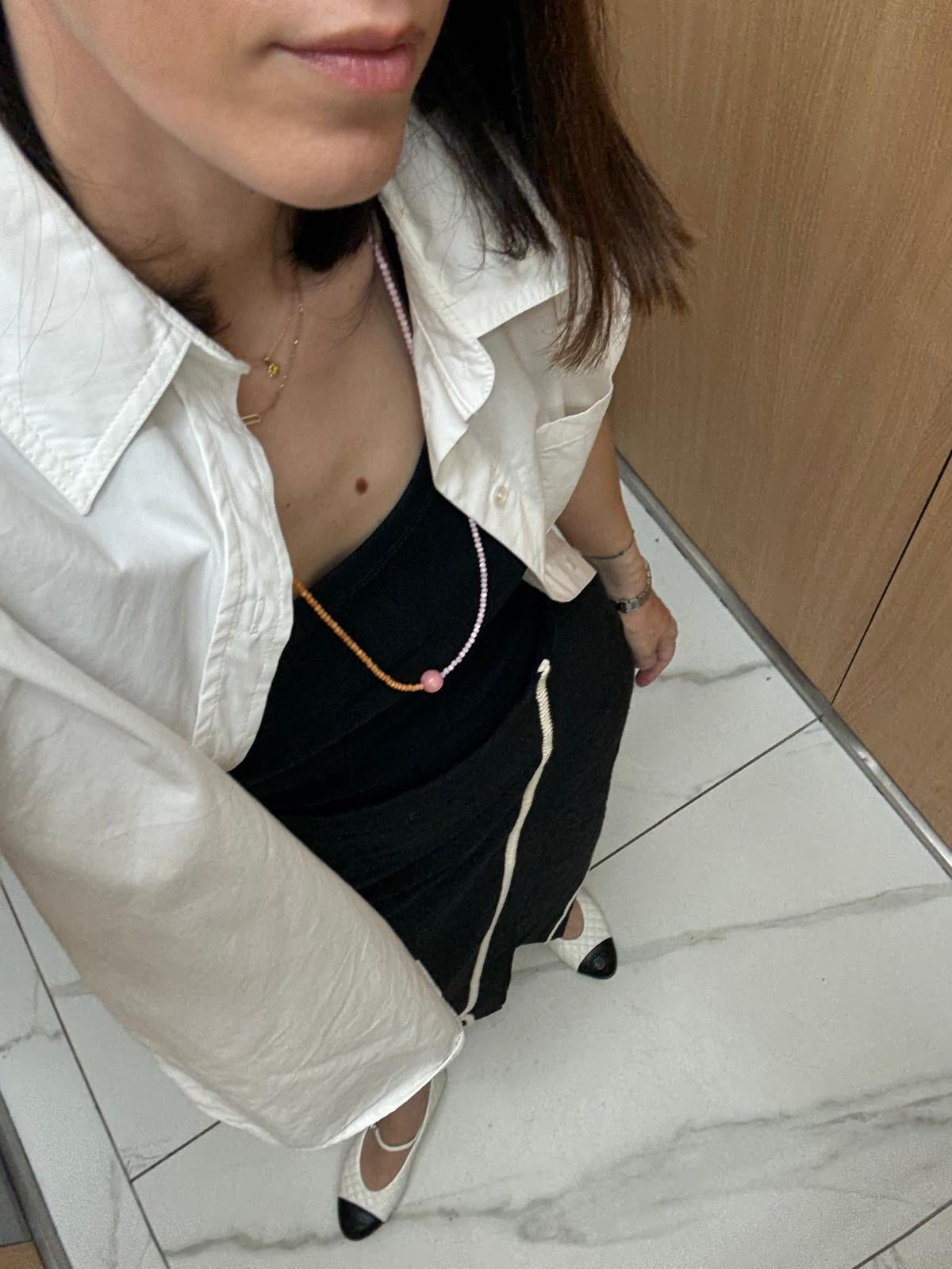 Colier lung cu multiple moduri de purtare