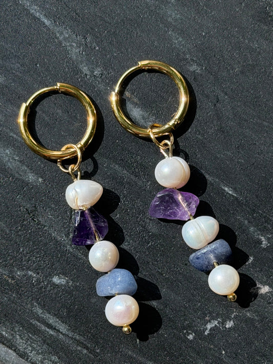 Purple Sky Earrings