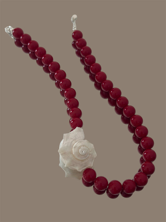 Red Shell Necklace