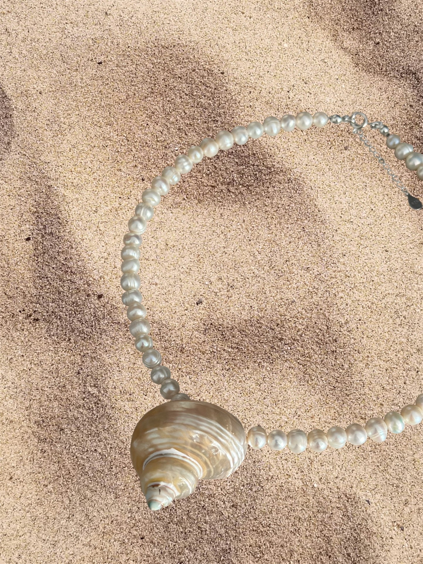 Shell Pearl Necklace