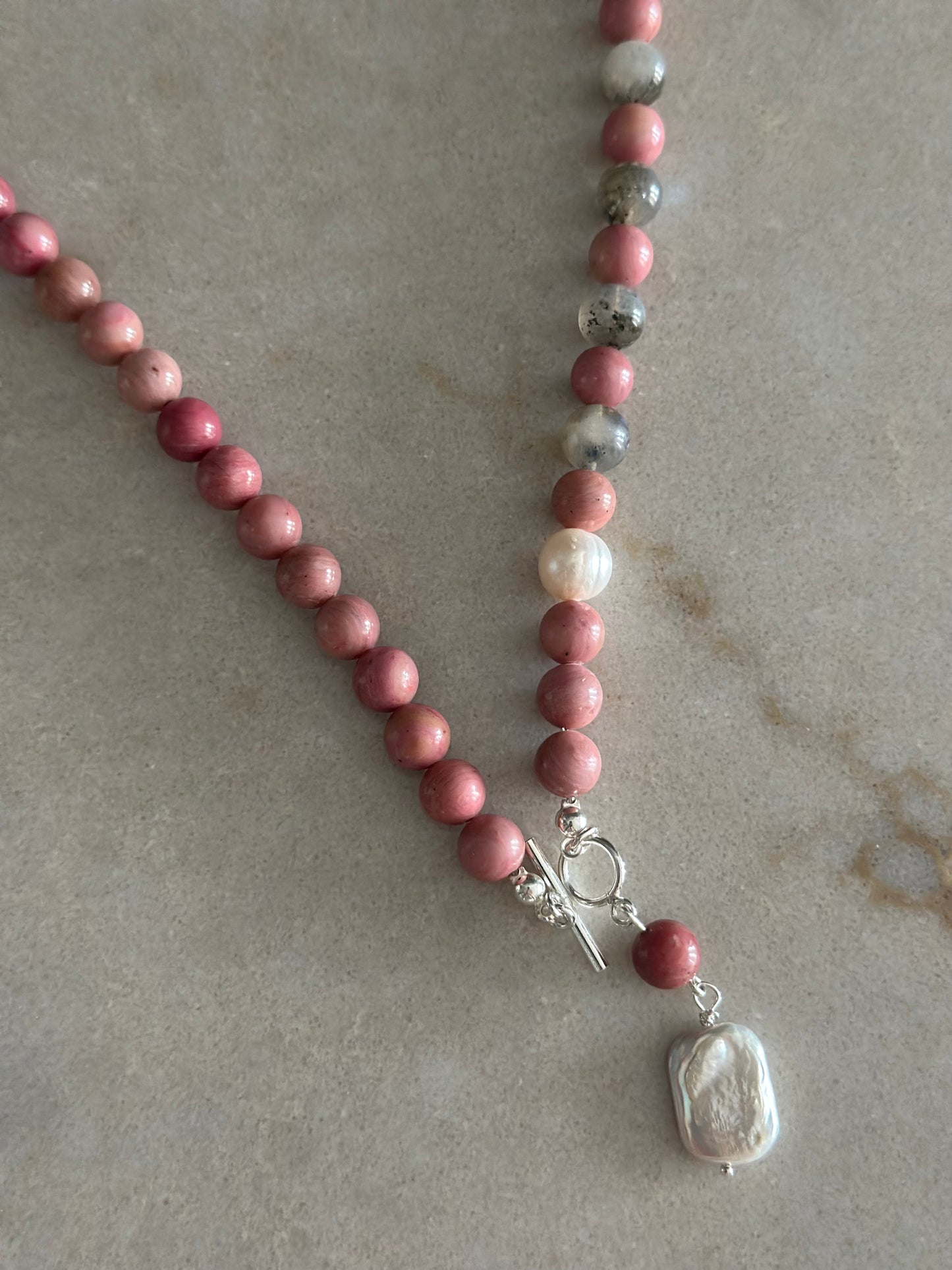 Pink Sand Pearl Necklace