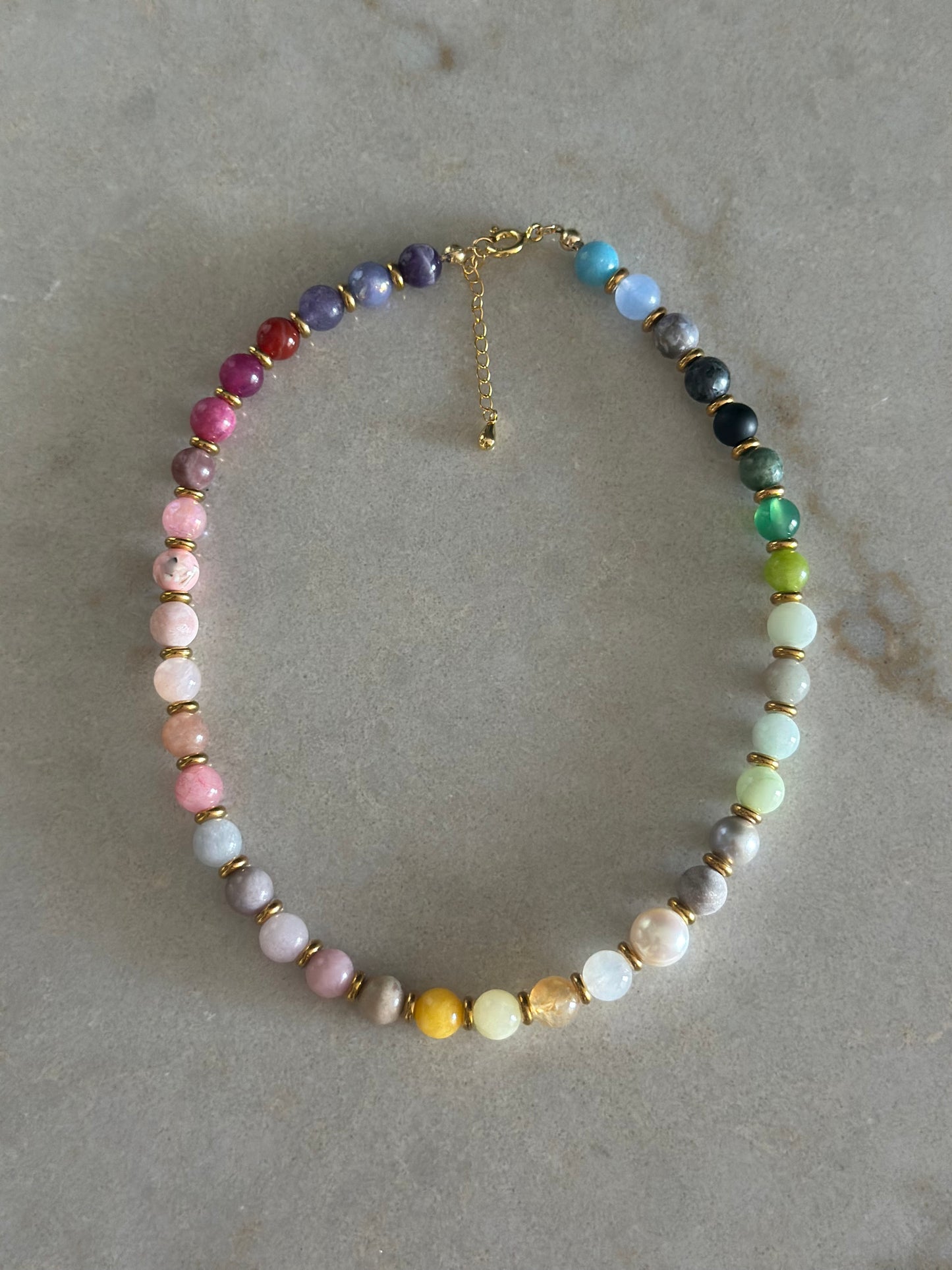 Colorful Gemstone Necklace