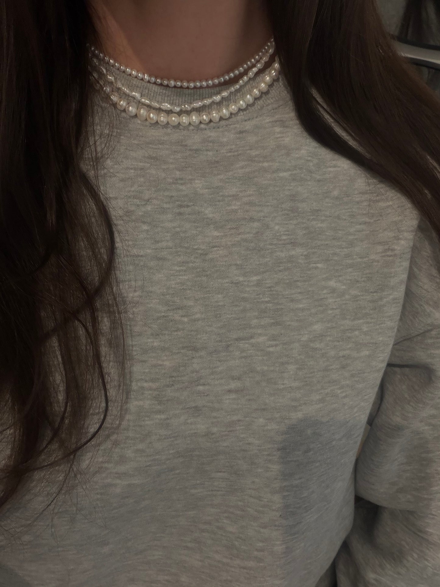 Rounded Pearls Necklace