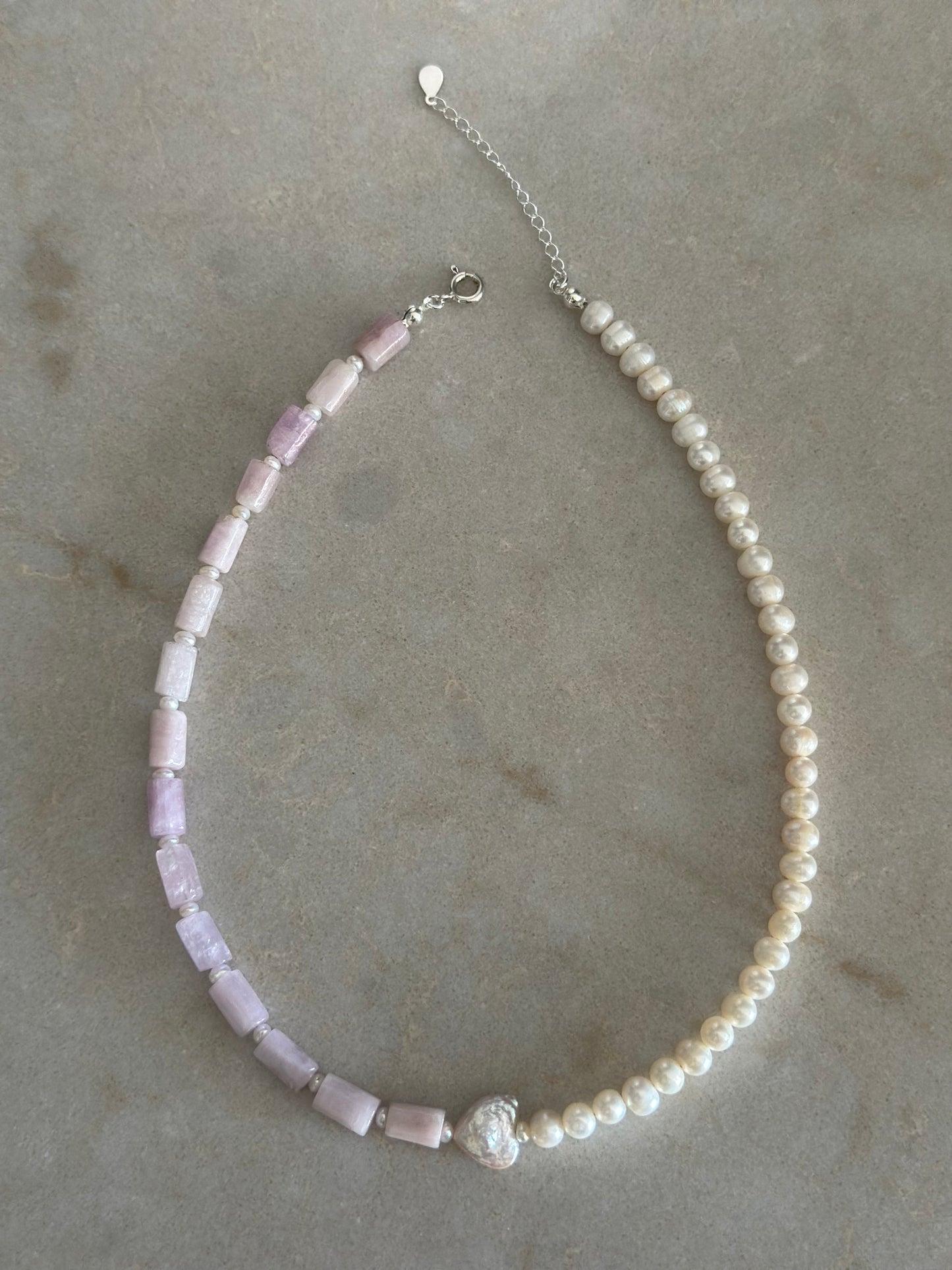 Pearl Meets Pink Necklace