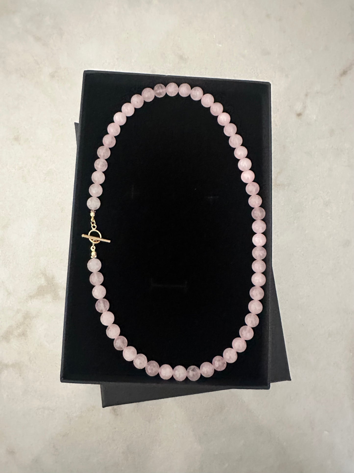 Pink Quartz Necklace