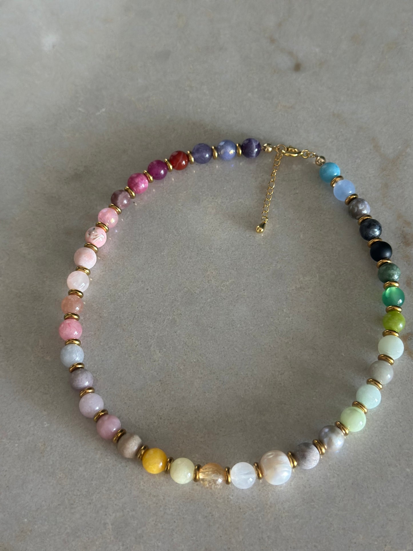 Colorful Gemstone Necklace