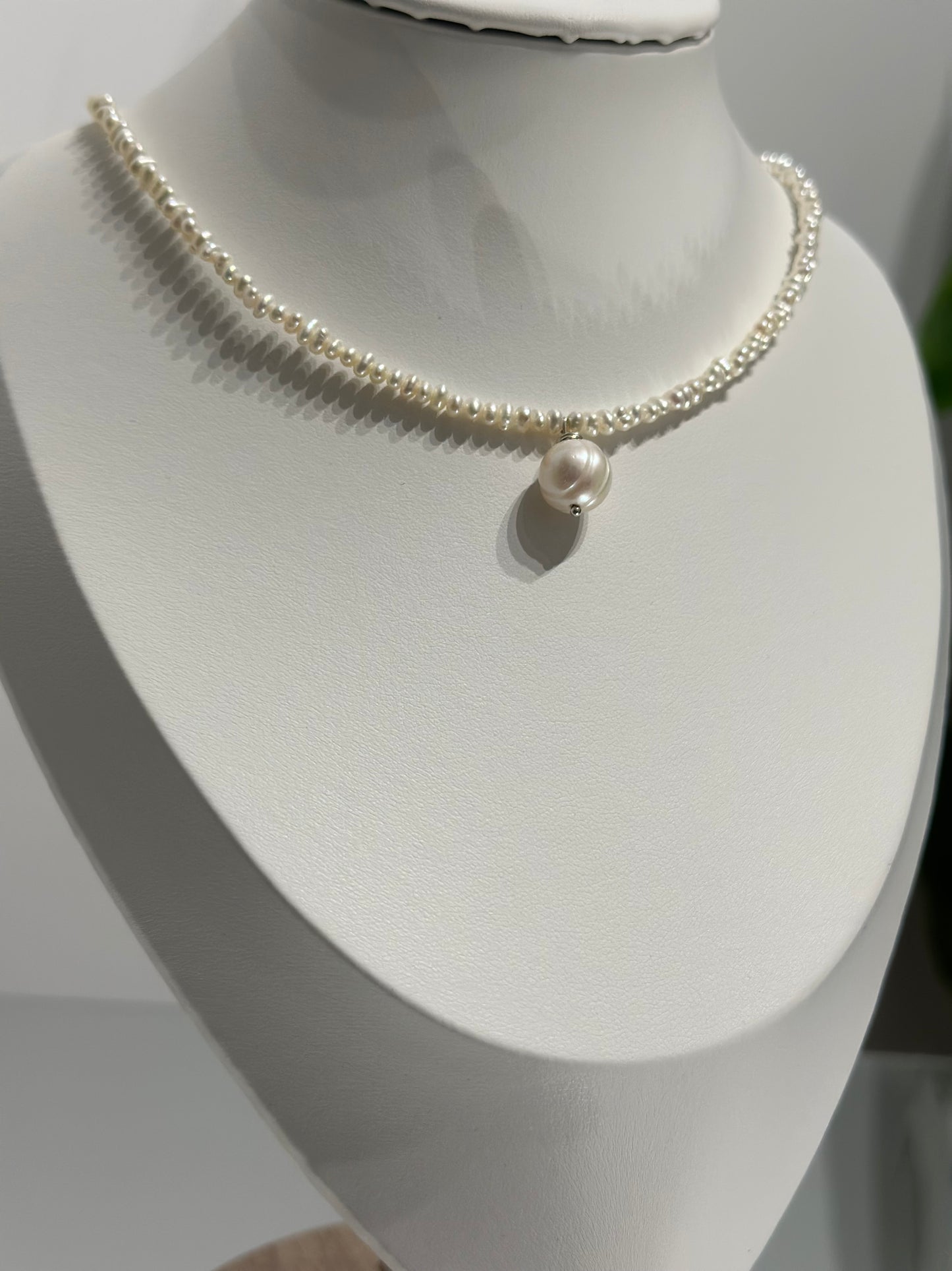 Soft Pearl Set / Set colier si cercei perle de cultura