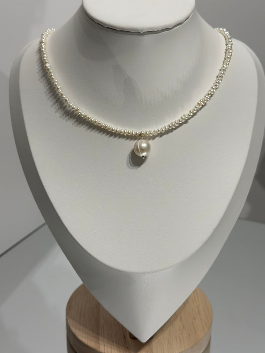 Soft Pearl Set / Set colier si cercei perle de cultura