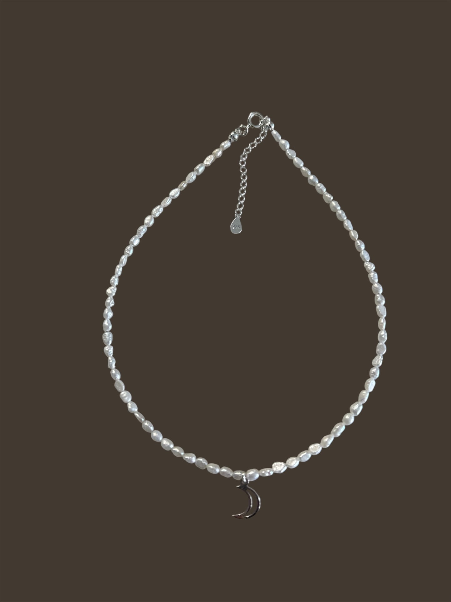 Half Moon Pearl Necklace