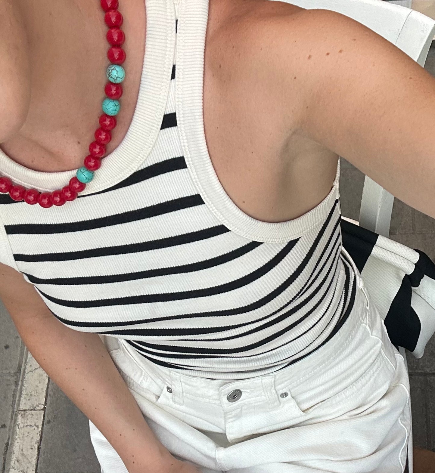 Chunky Red Necklace