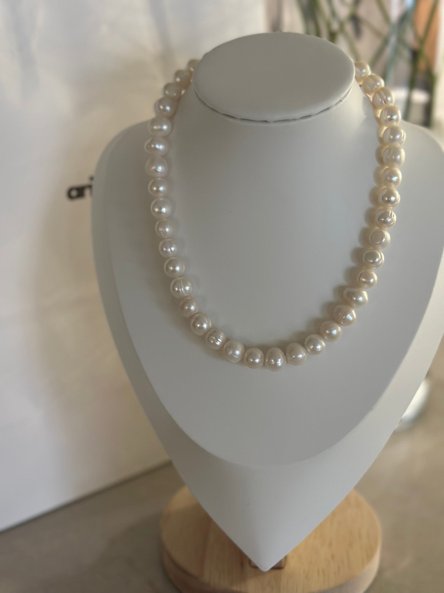 Bold Pearl Set / Set colier si cercei perle de cultura