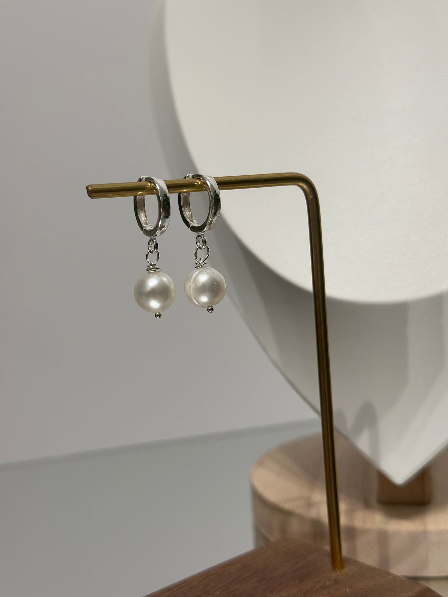 Bold Pearl Set / Set colier si cercei perle de cultura