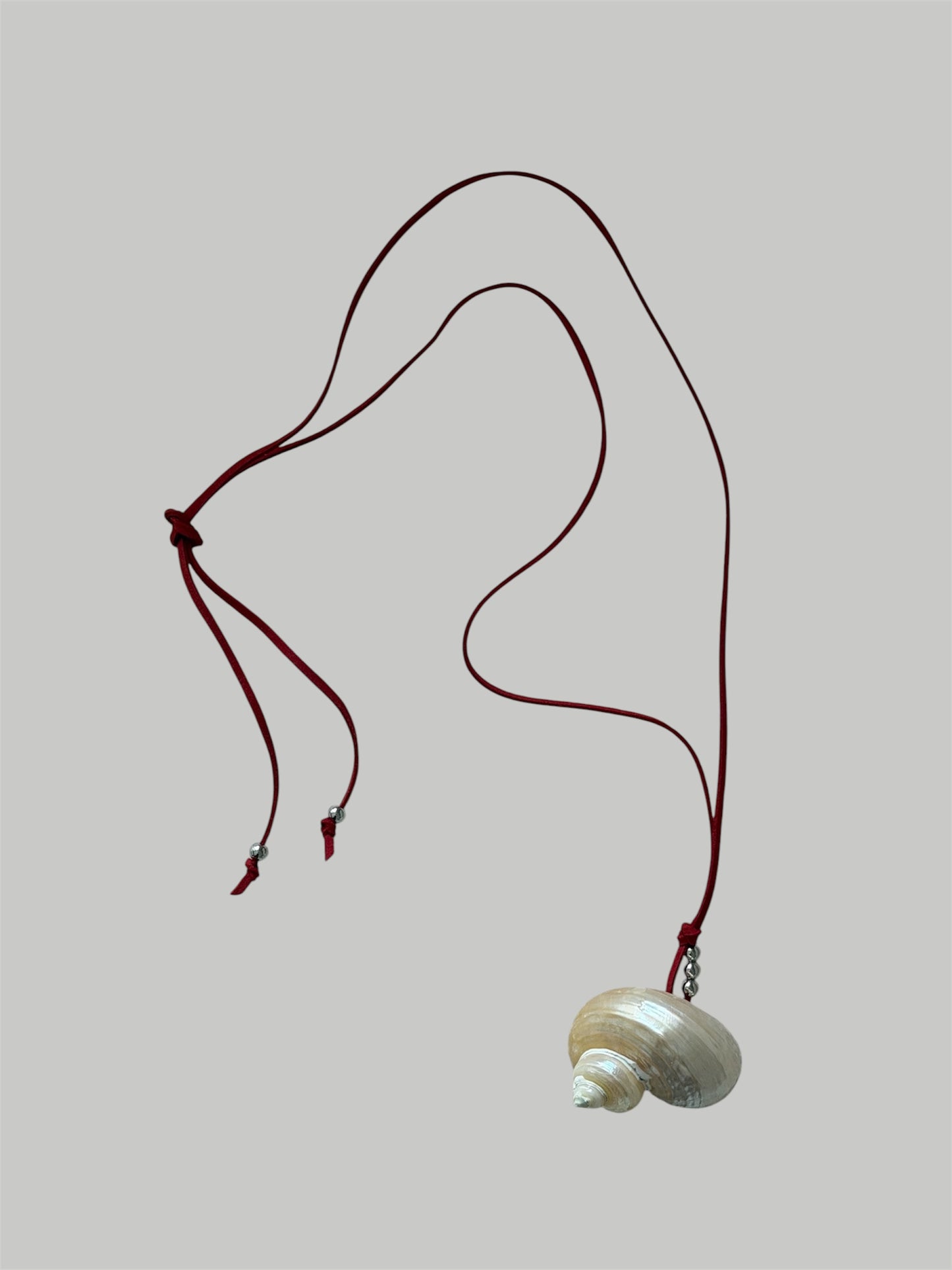 Shell Leather Necklace