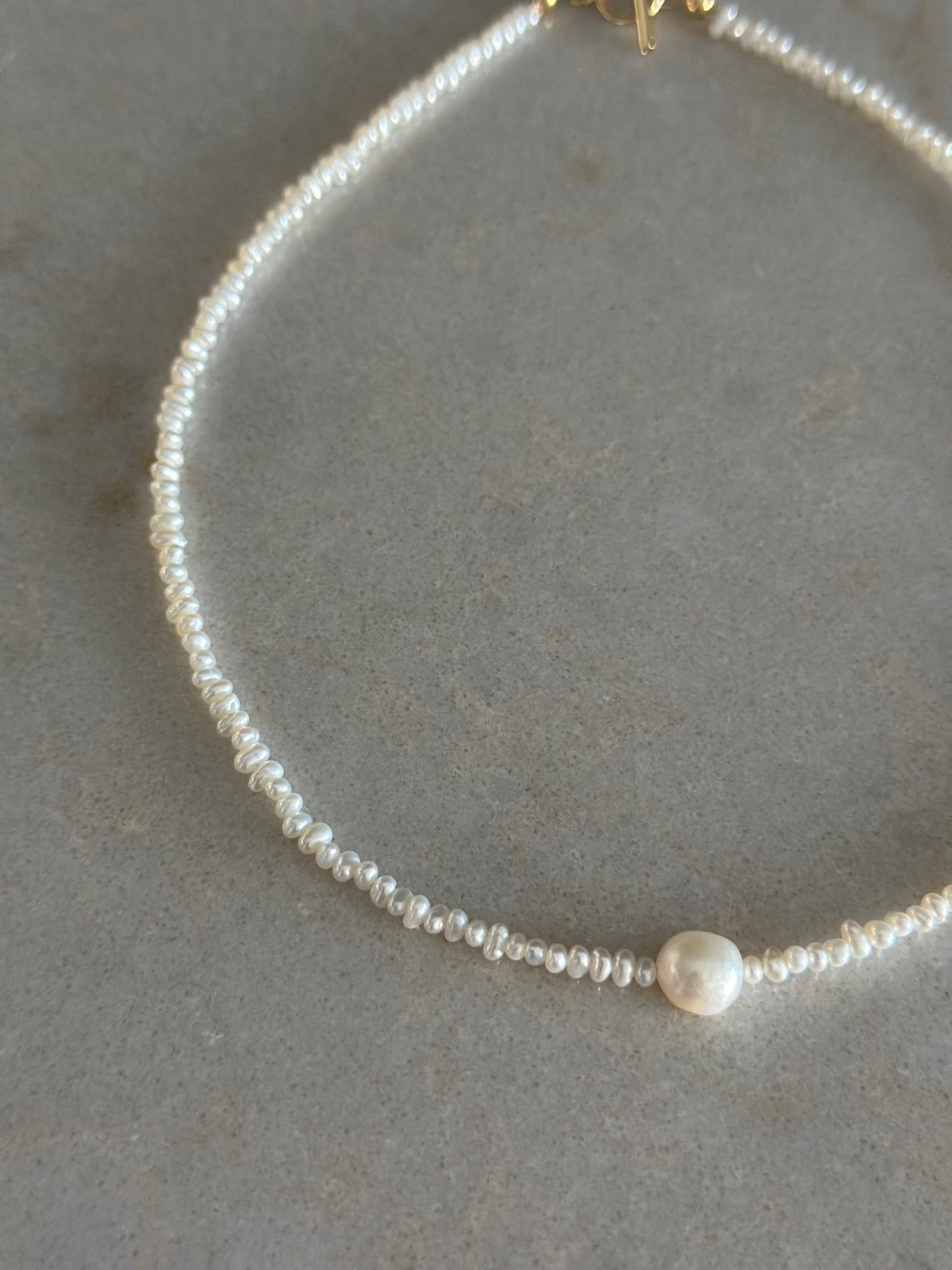 Soft and Delicate Baby Pearl Necklace