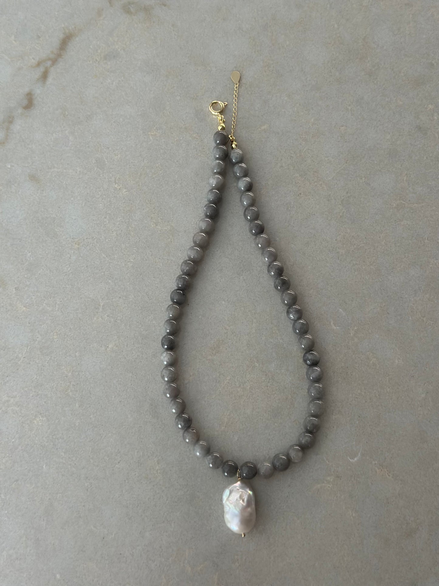 Fall Baroque Pearl Necklace