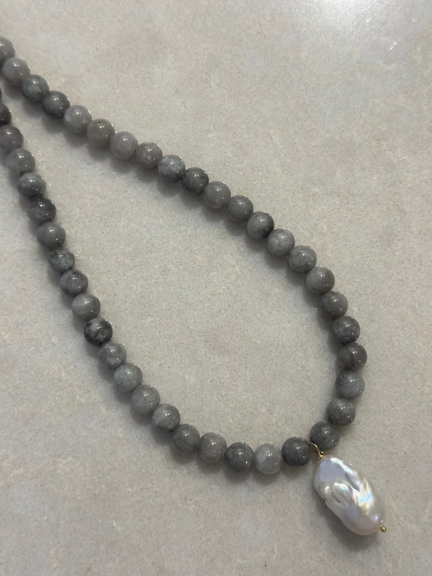 Fall Baroque Pearl Necklace