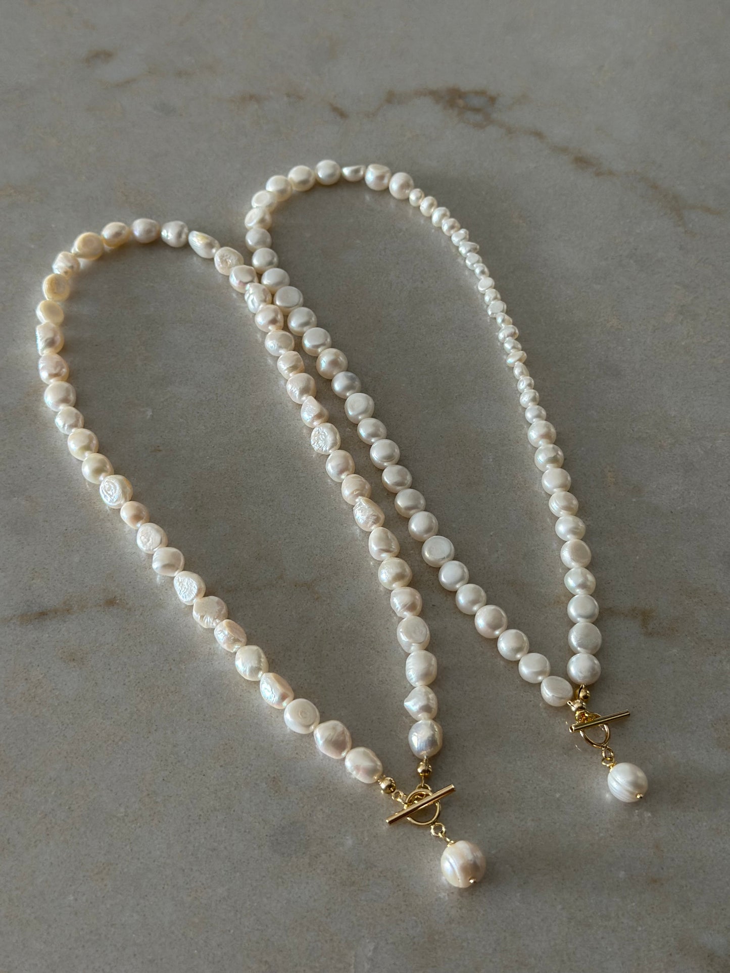 Bold Flat Pearl Chain