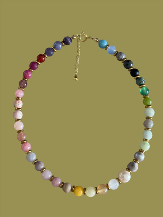 Colorful Gemstone Necklace