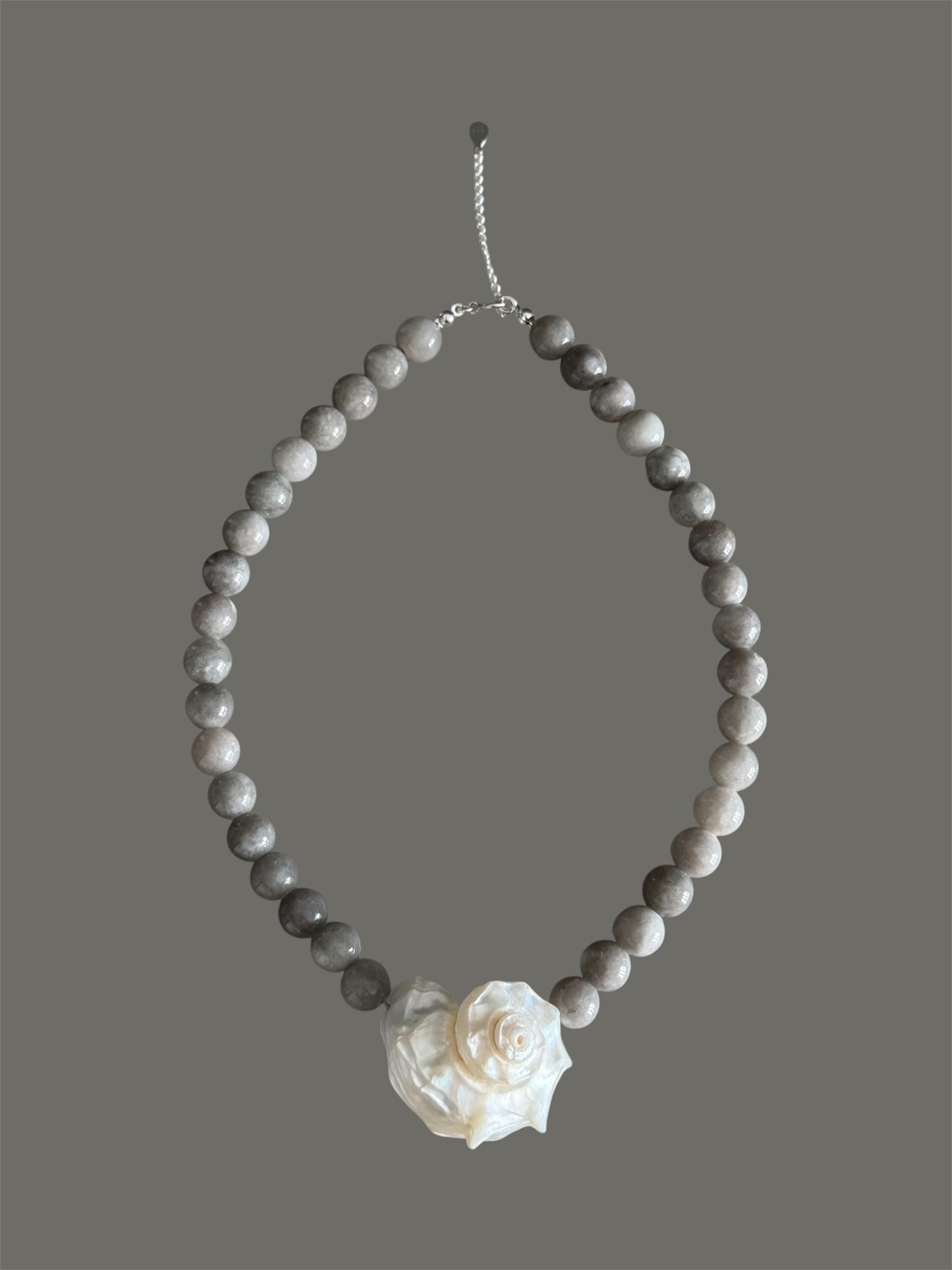 Greige Shell Necklace