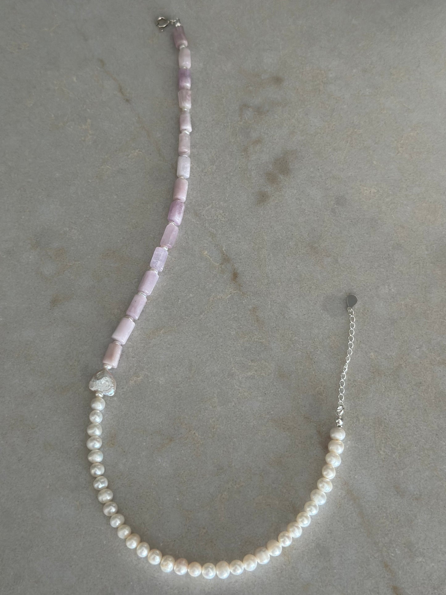 Pearl Meets Pink Necklace